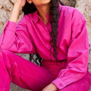 Sold // Jesse Kamm Alberta Shirt in Dragonfruit